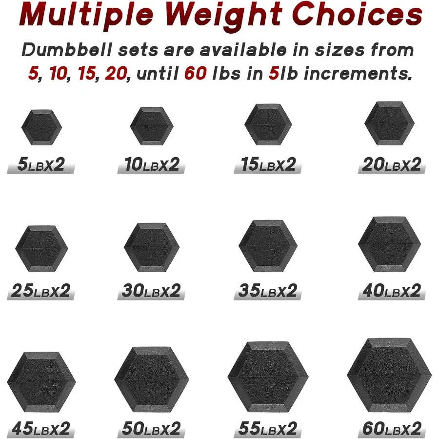 مجموعات دمبل سداسية مغلفة بـ 5650 رطلًا من مادة PVC مع رف اختياري لتدريب القوة في صالة الألعاب الرياضية المنزلية وأوزان يدوية تتميز بمقابض من الكروم #6