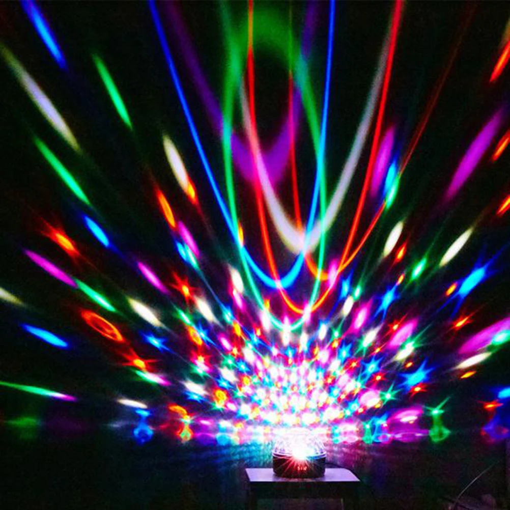 كريستال الكرة التحكم الصوتي الرقمي LED مصباح 6Ch الذاتي المشي Dmx512 ضوء المرحلة للحزب ديسكو مع الاتحاد الأوروبي التوصيل