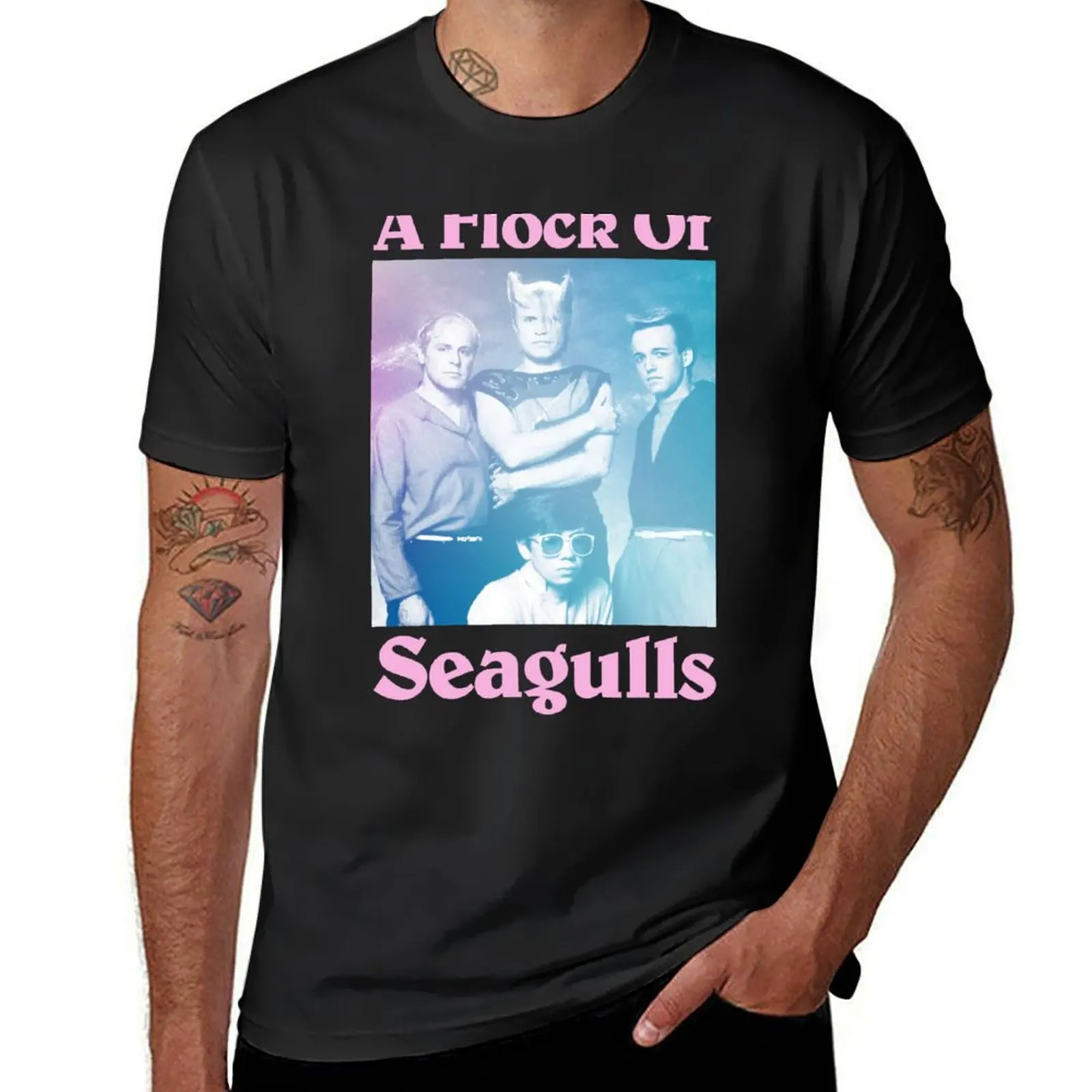 A Flock Of Seagulls // Tribute Werk T-Shirt cute clothes oversizeds men clothings