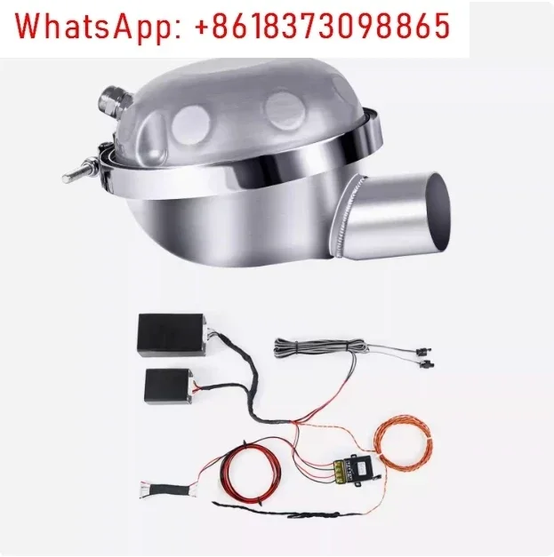 Hansshow Electronic Exhaust System 2 Loudspeaker Active Sound Booster with APP Remote Control For tesl model 3/X/S/Y Car