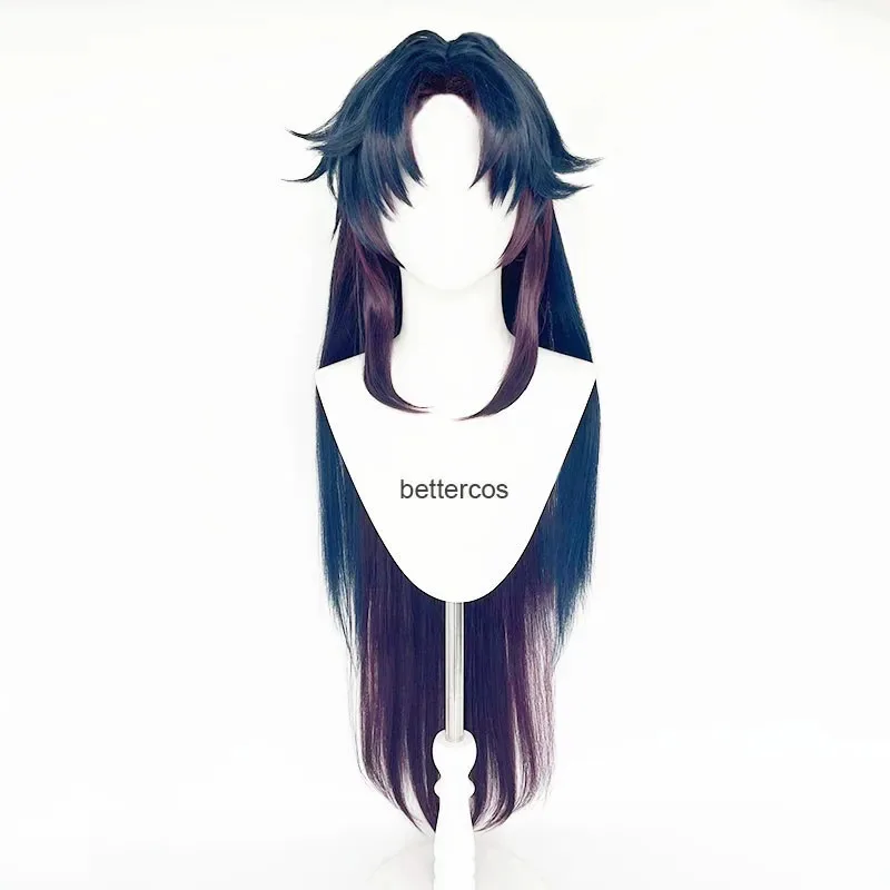 

NewBlade Cosplay Wig Honkai Star Rail 90cm Long Dark Blue Brown Red Cosplay Wig Heat Resistant Synthetic Wigs2025