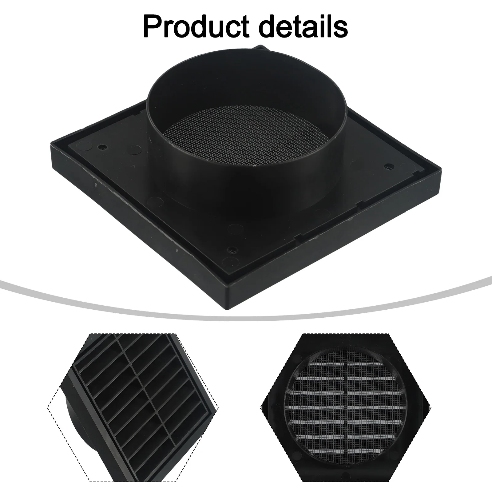 

140*140*100 мм 4-дюймовая решетка вытяжного вентилятора, защитная сетка, комплексная циркуляция воздуха, общая вентиляция