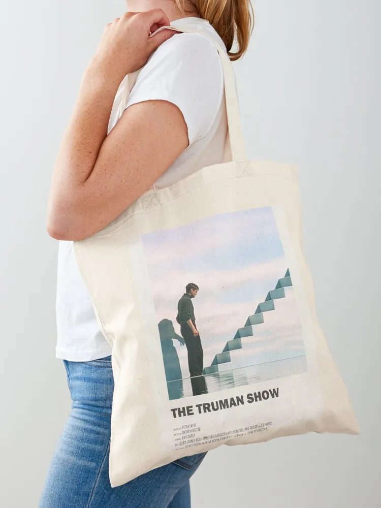 

The Truman Show Alternate Movie Poster Tote Bag tote canvas canvas woman hand ladies