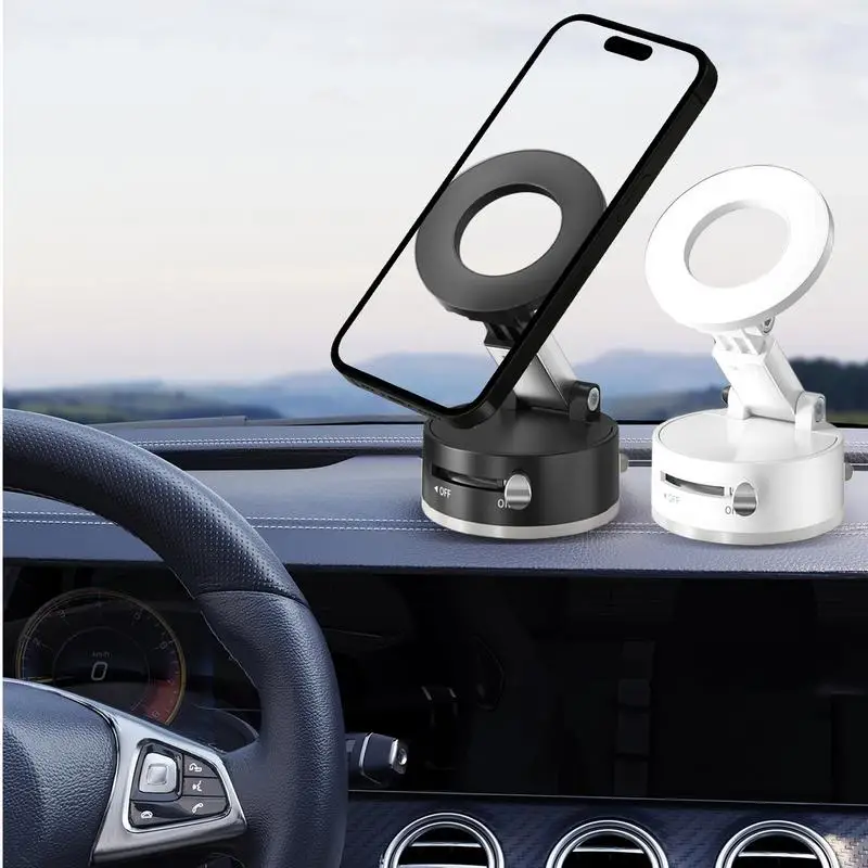 Soporte magnético para teléfono inteligente, soporte para tablero ajustable, soporte para teléfono móvil, cuna con ventosa para teléfonos inteligentes
