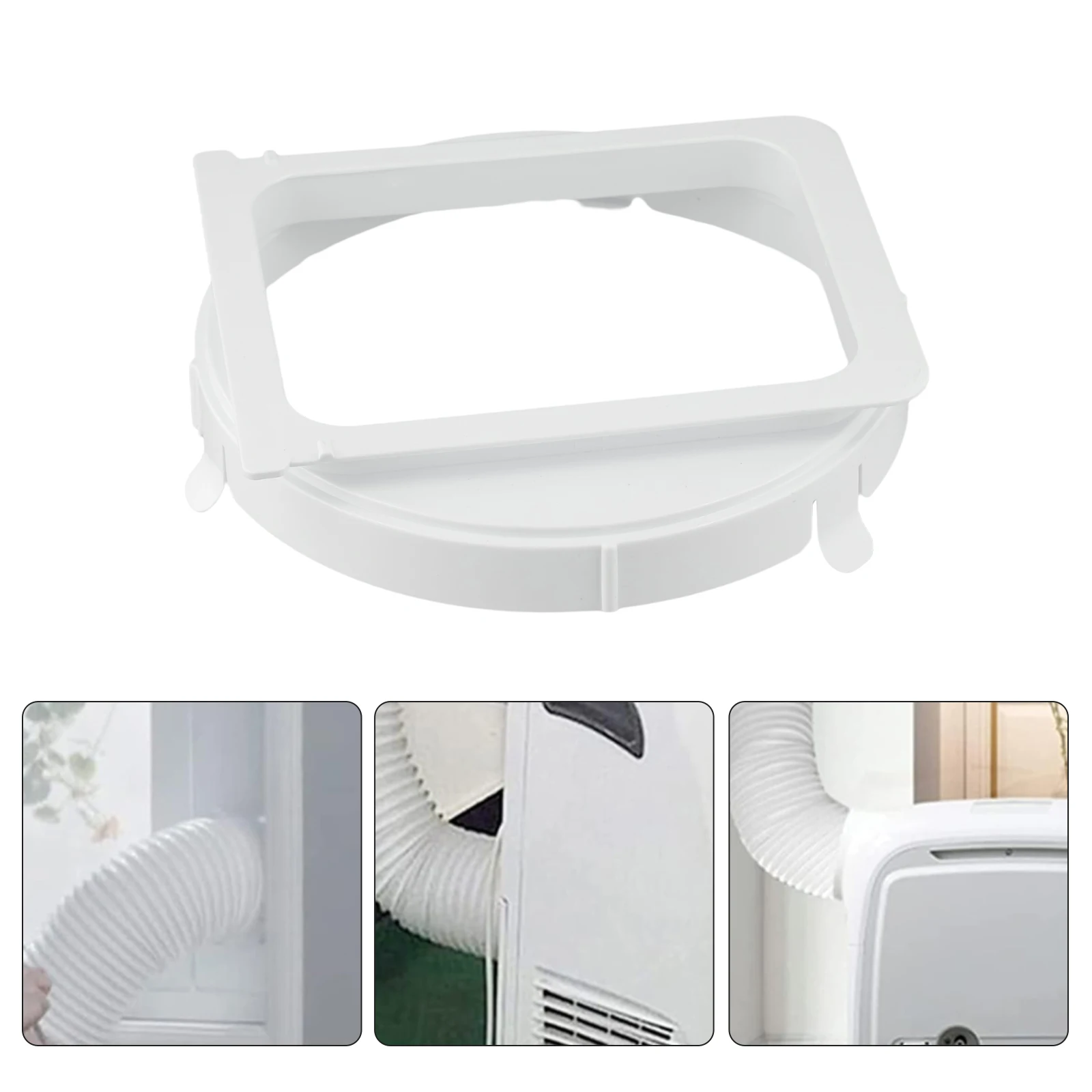 

1pc Exhaust Duct Interface Pipe Hose Connector Portable Mobile Air Conditioner Seamless Connection Fitting Connector Accessory