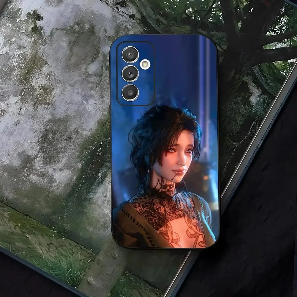 Funda de teléfono Game B-Baldurs Gate 3 para Samsung Galaxy A13,A21s,A22,A31,A32,A52,A53,A71,A80,A91 cubierta negra