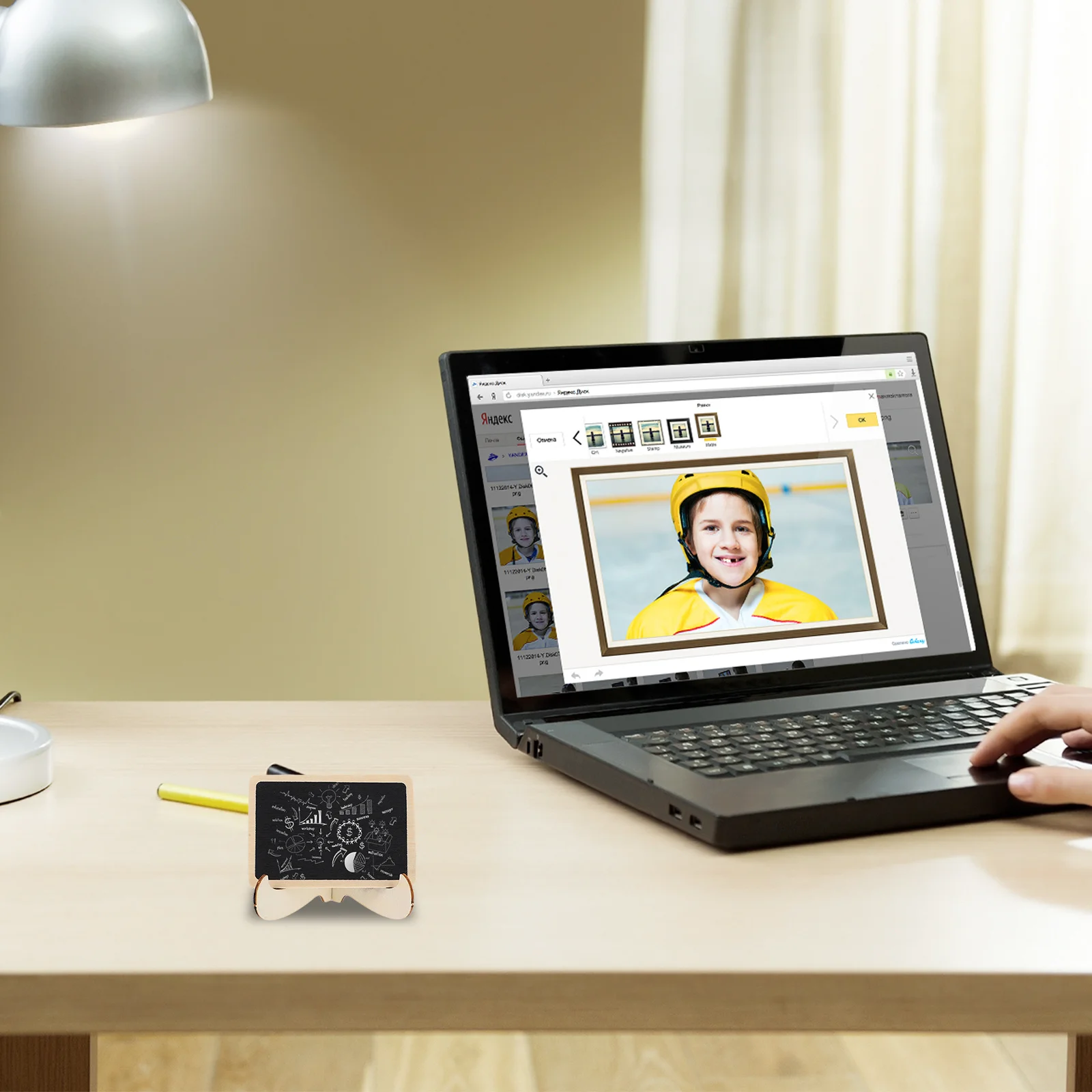 10Pcs Mini Wooden Chalkboards Erasable Desktop Message Boards Wedding Tabletop Signs Decorative Display Boards