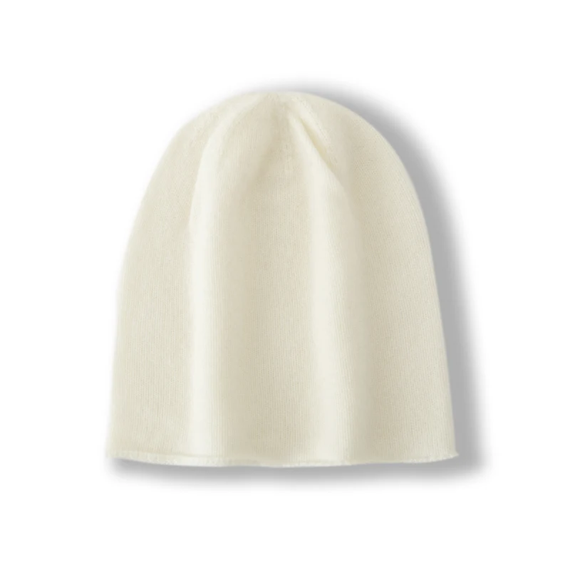 100% Australian pure cashmere hat, same style for men and women, warm, versatile, solid color, soft, autumn and winter 2024