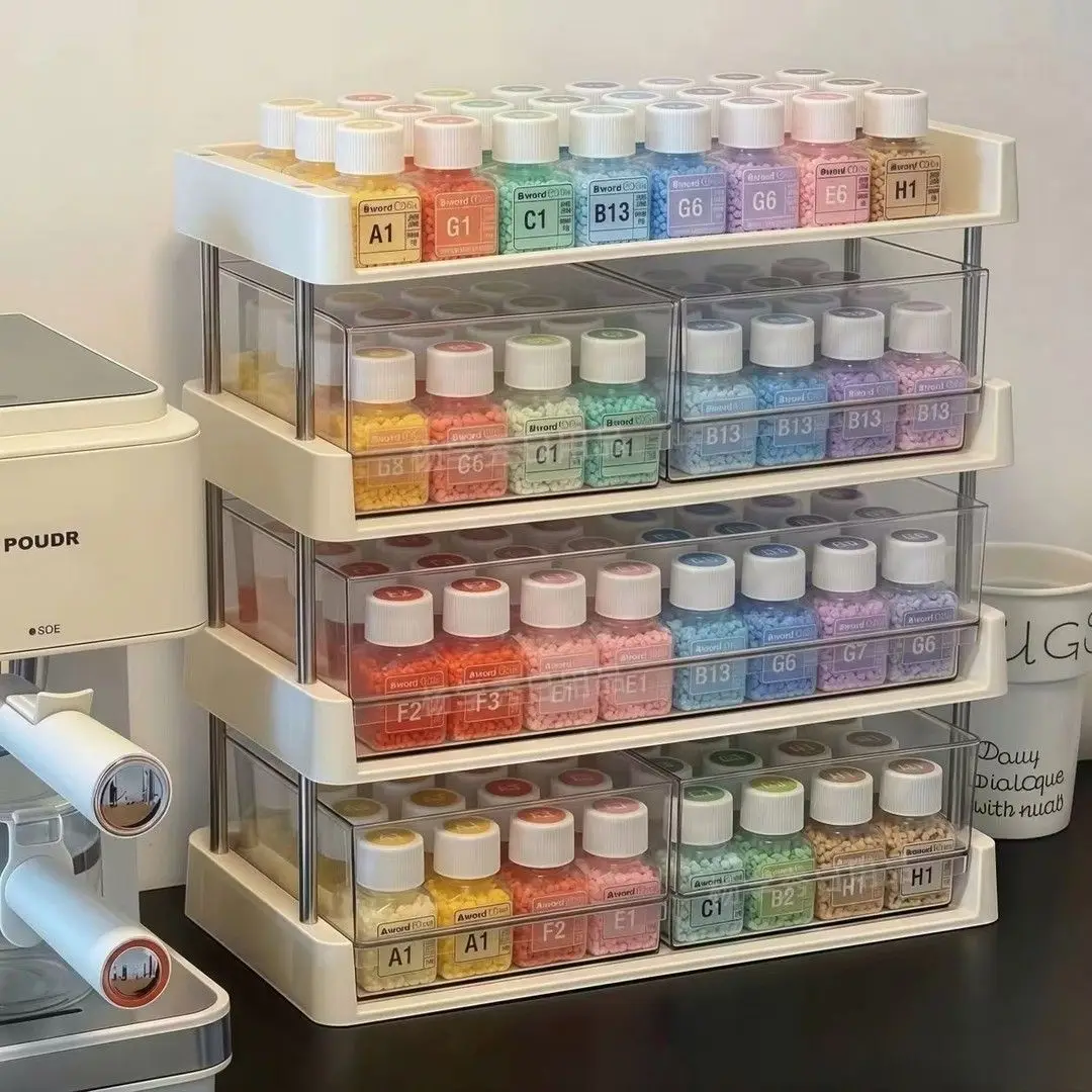 C set of 29 colors, 10 grams each (approx. 5000 beads per pack, 29 packs total), DIY pixel puzzle and handmade bead materials