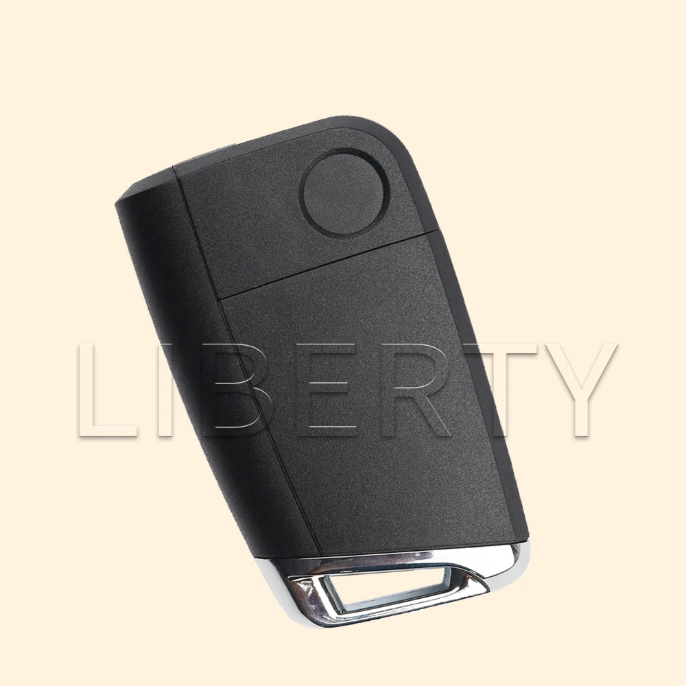 Clé de voiture télécommandée pliable semi-intelligente Ly pour VW Seat Golf 7 MK7 Tiguan Touran Polo pour Skoda Octavia A7, 433 MHz, puce MQB48