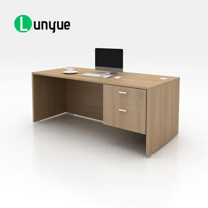 Modern Wooden Office Furniture Ergonomic Customizable Modular Workstation Desk for Hotel School Hospital Supermarket Use