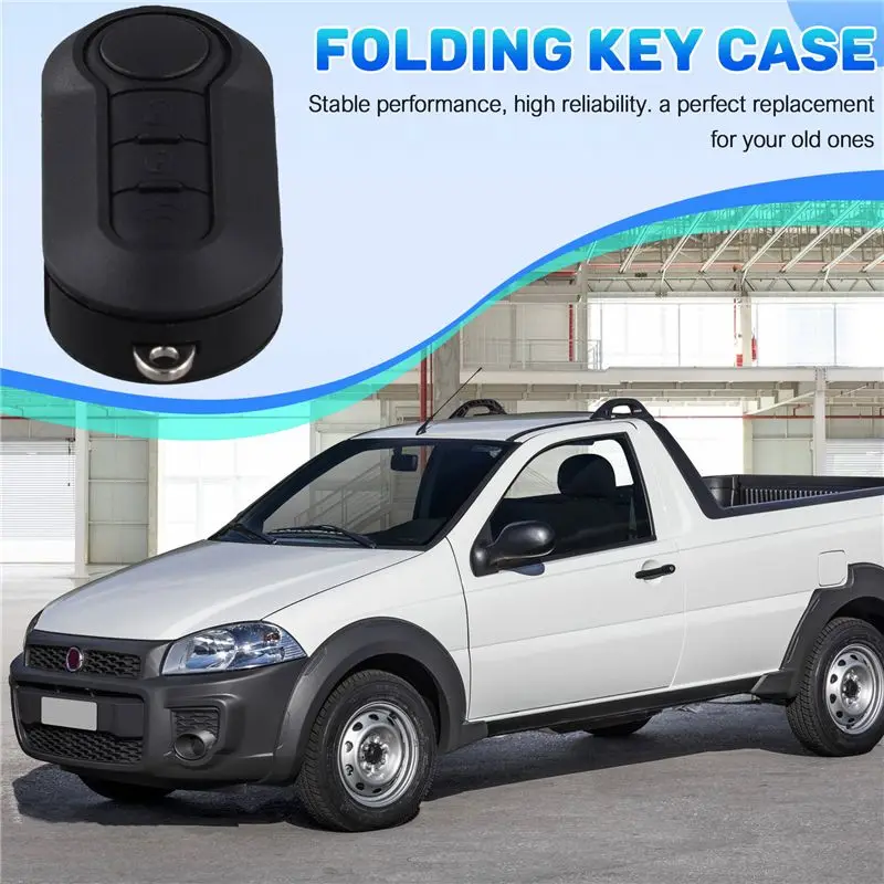 【Top Sale !!】433Mhz ID46 Chip Remote Key Marelli System Flip Remote Key 3 Button With Trunk Switch For Fiat Strada Mobi Uno Fior