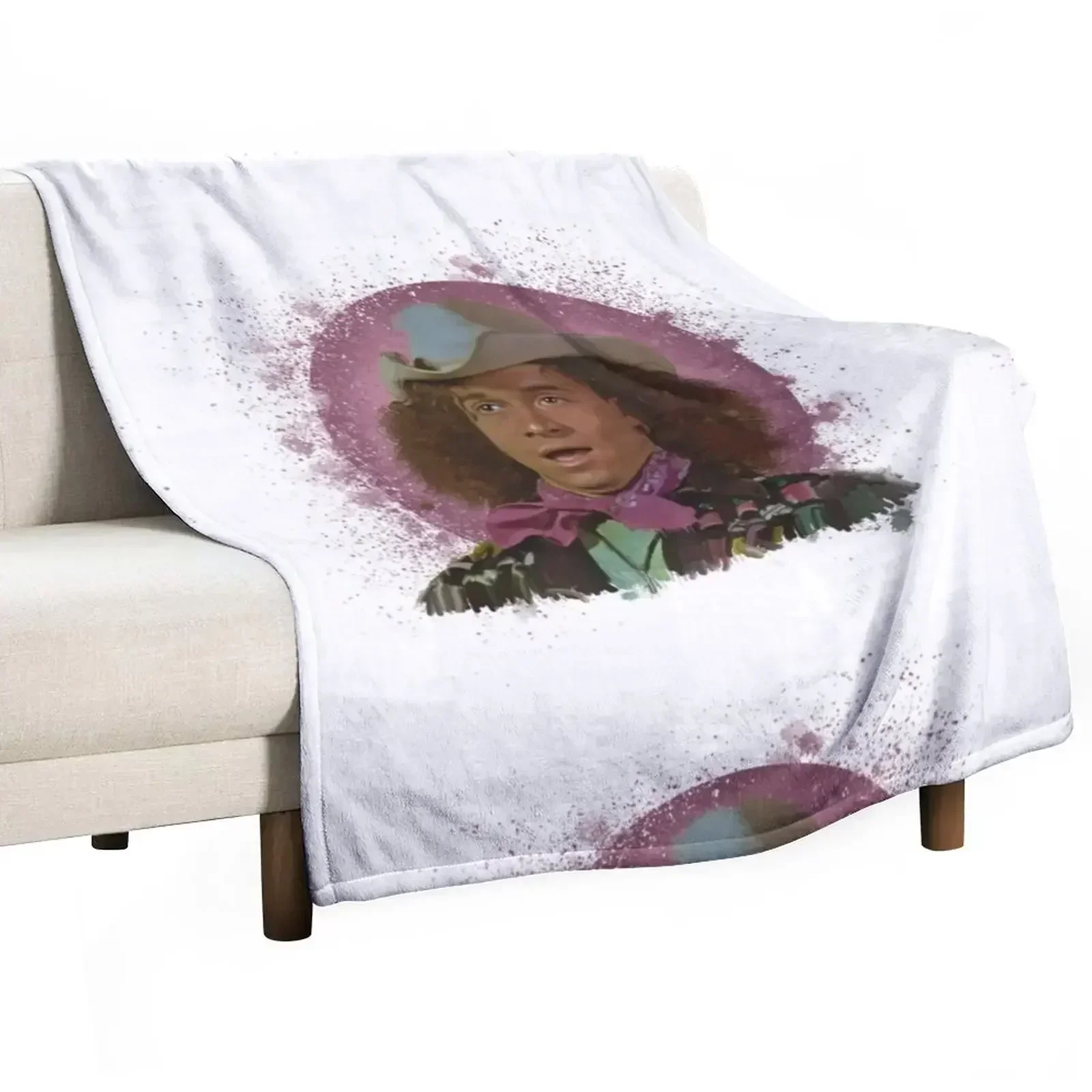 PAULY SHORE SHIRTS Throw Blanket Thermals For Travel Plaid on the sofa Blankets