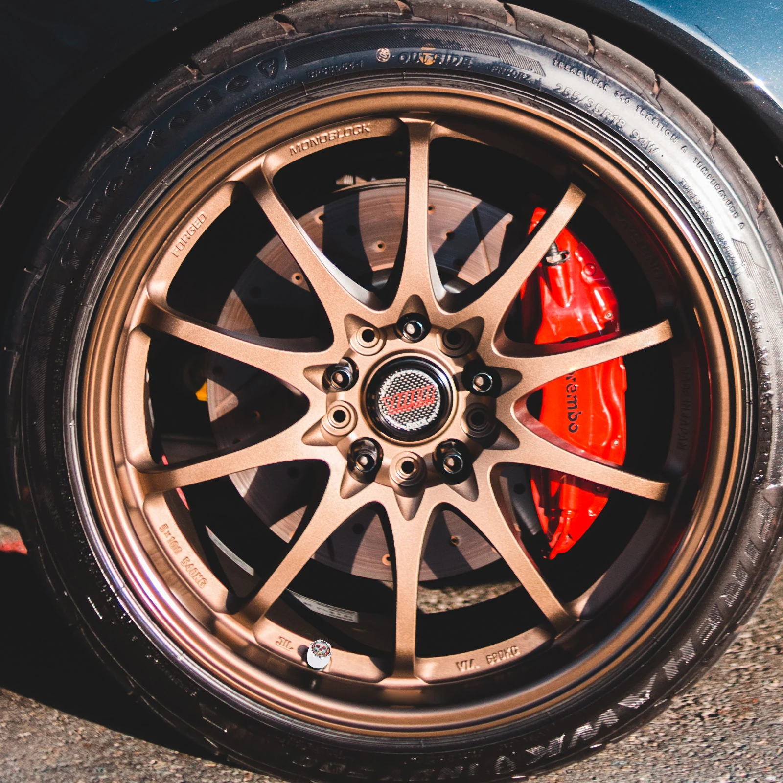 

Skull Anti-theft Tire Valve Caps Copper Bikes Wheel Air Stem Accessories Wear Resistant Rust Proof Universal Design
