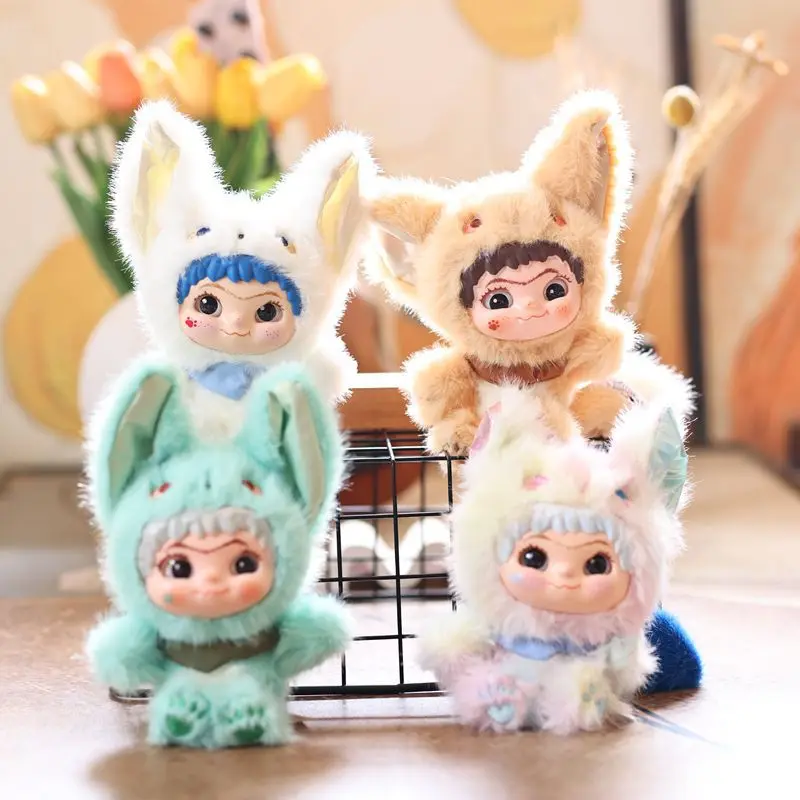 Adorable llavero de felpa y esmalte WAKUKU, accesorio para bolso temático Wakuku, figura de muñeca, juguete coleccionable