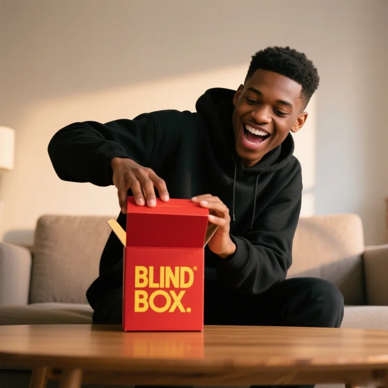 صندوق هدايا مفاجئ غامض، يتم تسليمها عشوائيًا، متوفر بأحجام مختلفة للاختيار. أي شيء ممكن. #4