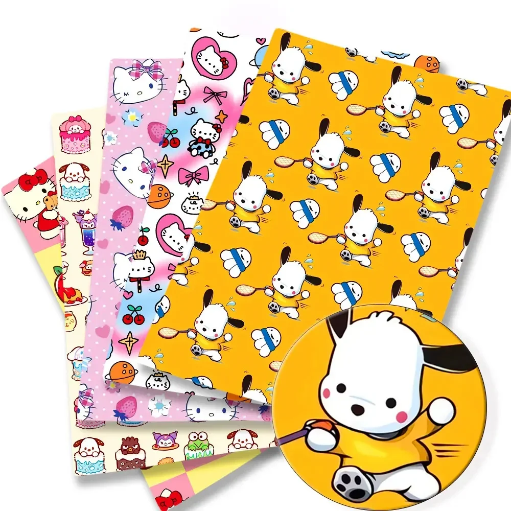 

Hello Kitty 140x50 см мультяшная хлопчатобумажная ткань в стиле пэчворк, детский домашний текстиль, шитье, кукольное платье, занавеска, полиэфирная хлопковая ткань