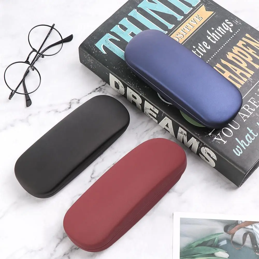 Brillenetui für Kurzsichtigkeitsbrillen Lesebrillenetui für Damen und Herren PU Perlmutt-Brillenbox Brillenschutz