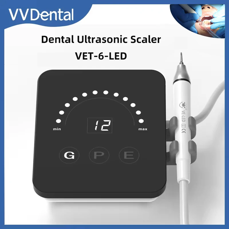 

VVDental Ultrasonic Scaler LED Light Smart Touch Screen for Remove Dental Plaque and Calculus Teeth Whitening Dentistry Machine