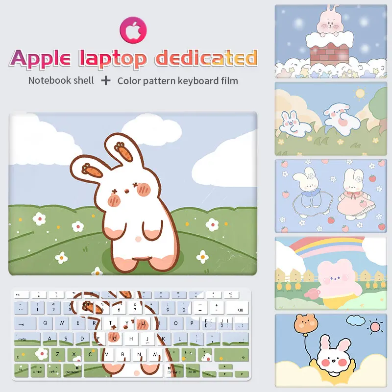 

Laptop Sleeve Case Macbook Hard Shell Kawaii Keyboard Cover For Macbook Air 13 A2681 M2 2022 A2337 A2338 A2251 Pro 14 A2442 Case