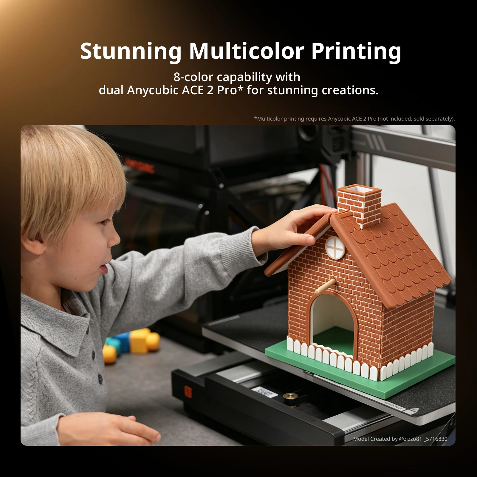 Drukarka 3D ANYCUBIC Kobra 3 Max V2 – maksymalna prędkość druku 600 mm/s, duży format roboczy 500*420*420 mm, technologia FDM, automatyczne wyrównywanie. — zdjęcie produktu 4