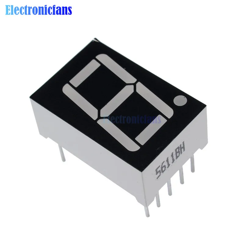 0.56 Inch Led Display 7 Segment 1 Bit/2 Bit/3 Bit/4 Bit Digit Buis Rood gemeenschappelijke Kathode/Anode Digitale 0.56 Inch Led 7 Segment