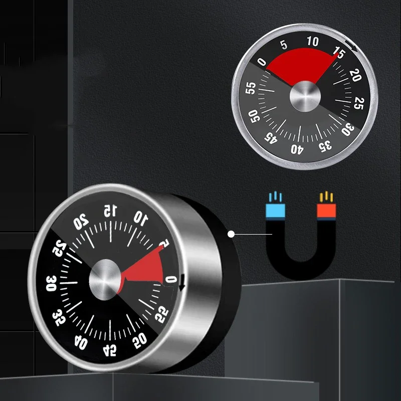 Manual Timer Clock Review: Why This Stainless Steel Magnet Alarm Is My Go-To in the Kitchen