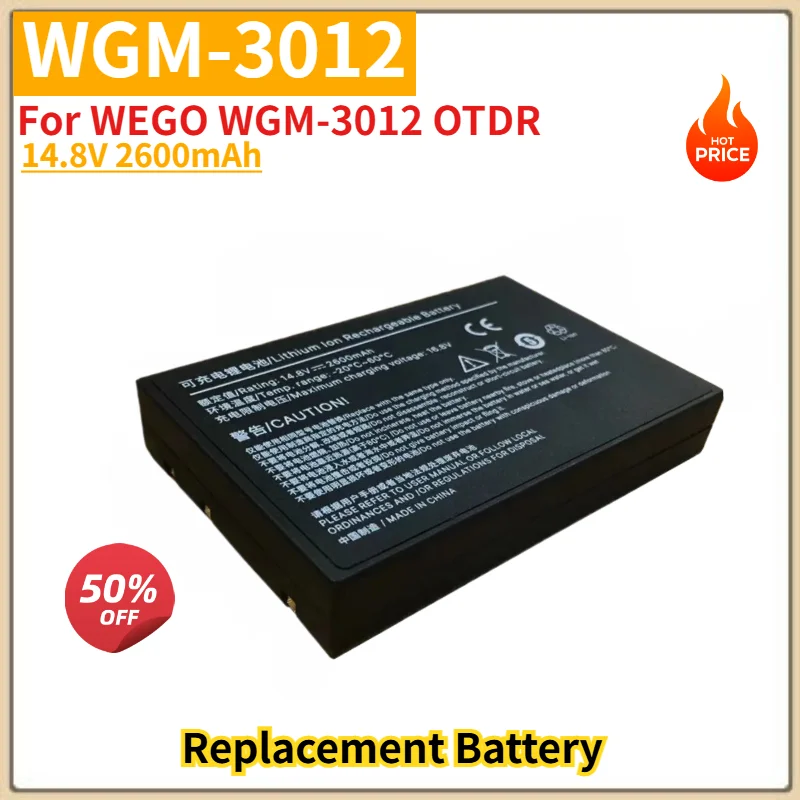 WGM-3012 High Quality Battery 14.8V 2600mAh for WEGO WGM-3012 OTDR Replacement Battery