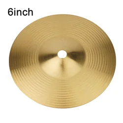 6Inch Drum Brass Cymbals Percussion Splash Crash Hi-Hat Cymbal Jazz Drum Musical Instrument Accessories