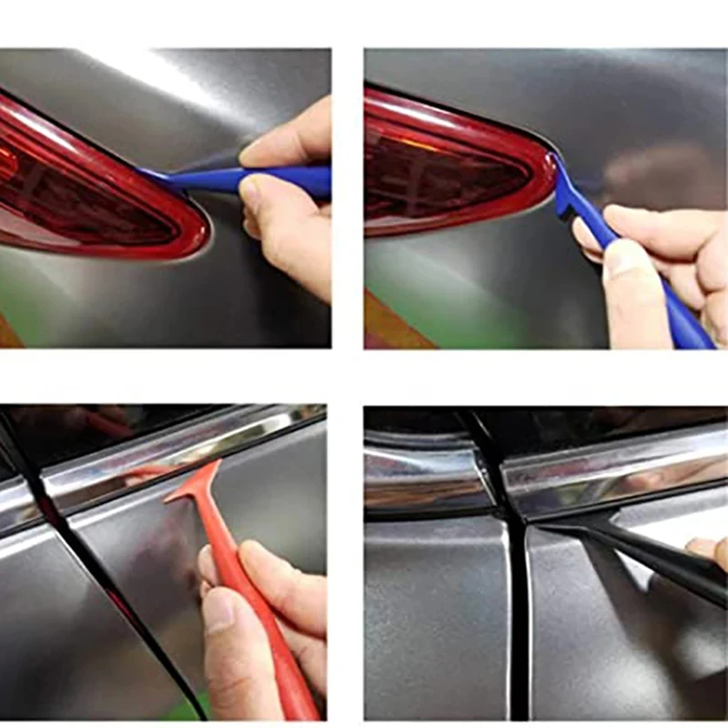 Auto-Mikro-Rakel-Set für Kurven und Schlitze, Folien-Werkzeugset für Autoaufkleber, Vinyl-Werkzeuge, Auto-Folien-Installationswerkzeug, Schaber, Dichtungs-Rakel – Detail 5