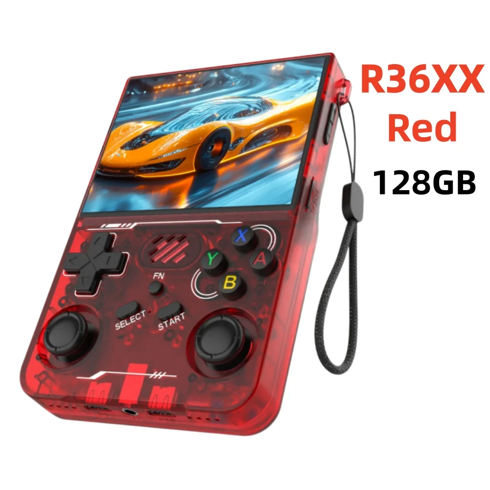 R36S Retro R36 Ultra Handheld Videogameconsole IPS Scherm 128GB Spellen Draagbare Pocket Player Linux Systeem R36XX PRO