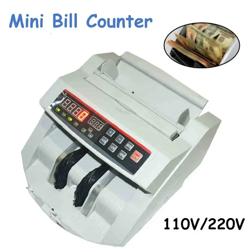 

Automatic Money Counter With UV+MG+IR+DD Detecting Cash Counting Machine Suitable For Multi-Currency Bill Counter 110V/220VHot S