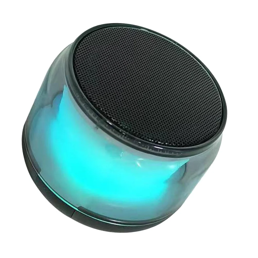 

Speaker Led Lights Portable Wireless Stereo Bass Speaker Outdoor Travel Music Box Night Light Decor For Teenage