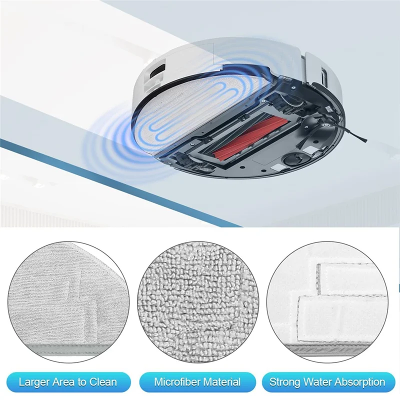 For S8 Pro Ultra Robot Vacuum Dual Main Brush Side Brush Hepa Filter Mop Cloths Spare Parts