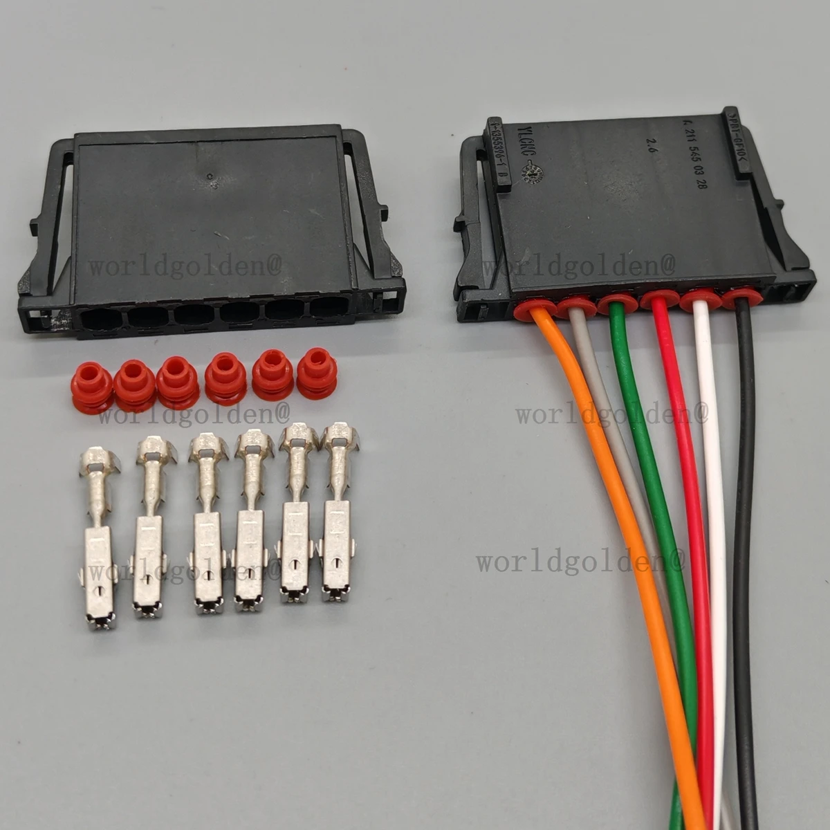 A2115450328 1-3555396-1 6Pin  Connector Kit for Universal Vehicles Interior Light Wire Assembly Installation car connector