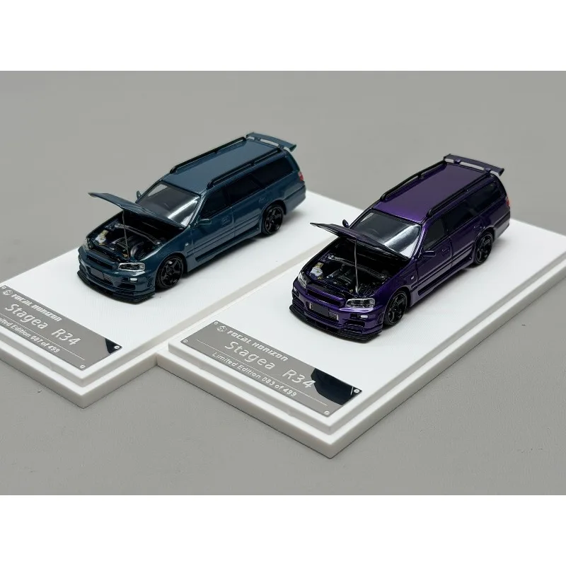 

FH 1:64 Nissan Stagea R34 Estate Car Replica Model for Adult Collection - Boys' Gift