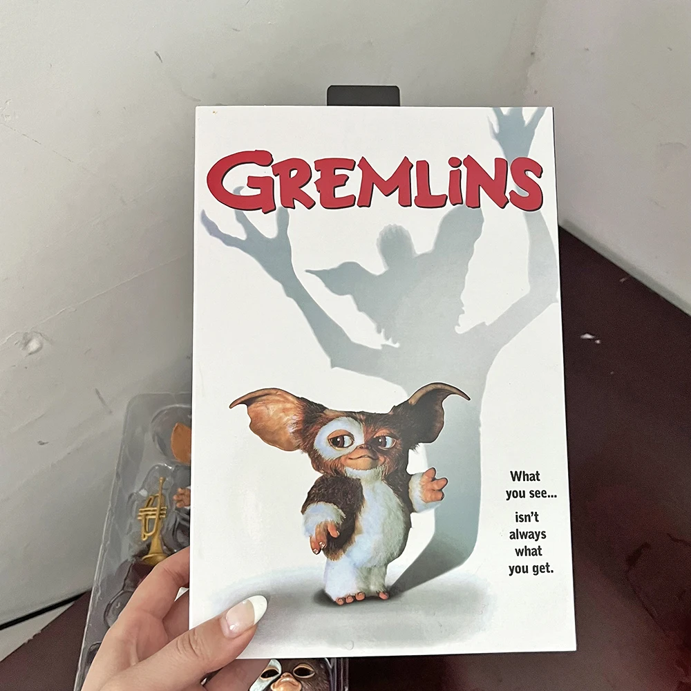 NECA Gremlins Figure Movie Edition Gremlins Retro Rubber Horror Doll Toy Doll Christmas Ver. Gift