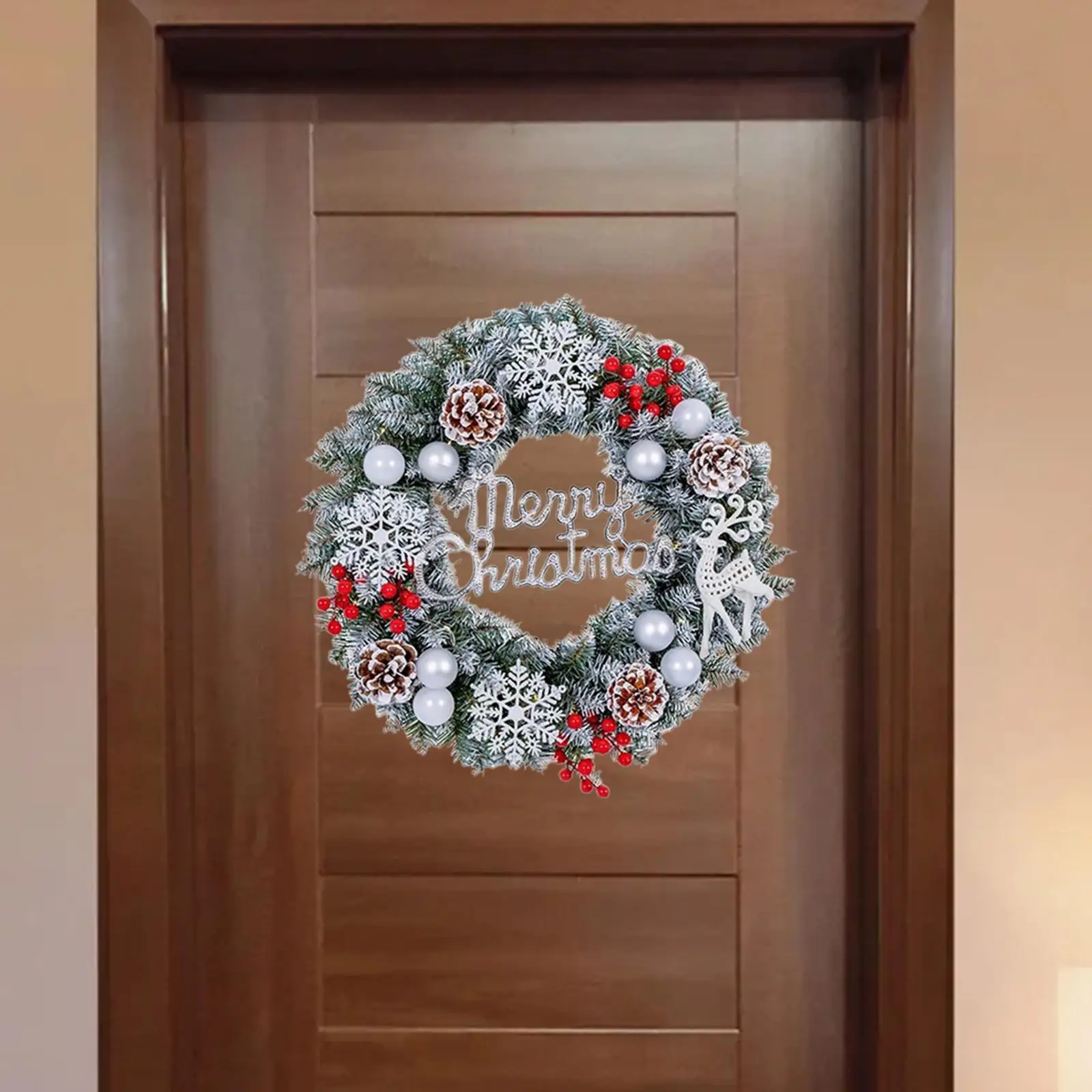 artificial-christmas-wreath-frosted-leaves-decoration-front-door-wreath-for-garden-new-year-farmhouse-porch-indoor-outdoor