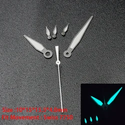 Watch Hands Needles Fit Swiss Movement 7750 2824 NH36 Super Swiss Green Luminous Hands for IWC Men's Watches Repair Watch Parts