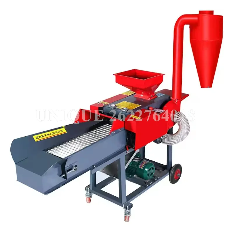 Farm Machinery Automatic Cutting Machine Cattle And Sheep Breeding Cutting and Kneading Maker Dry and Wet Straw Corn Crusher