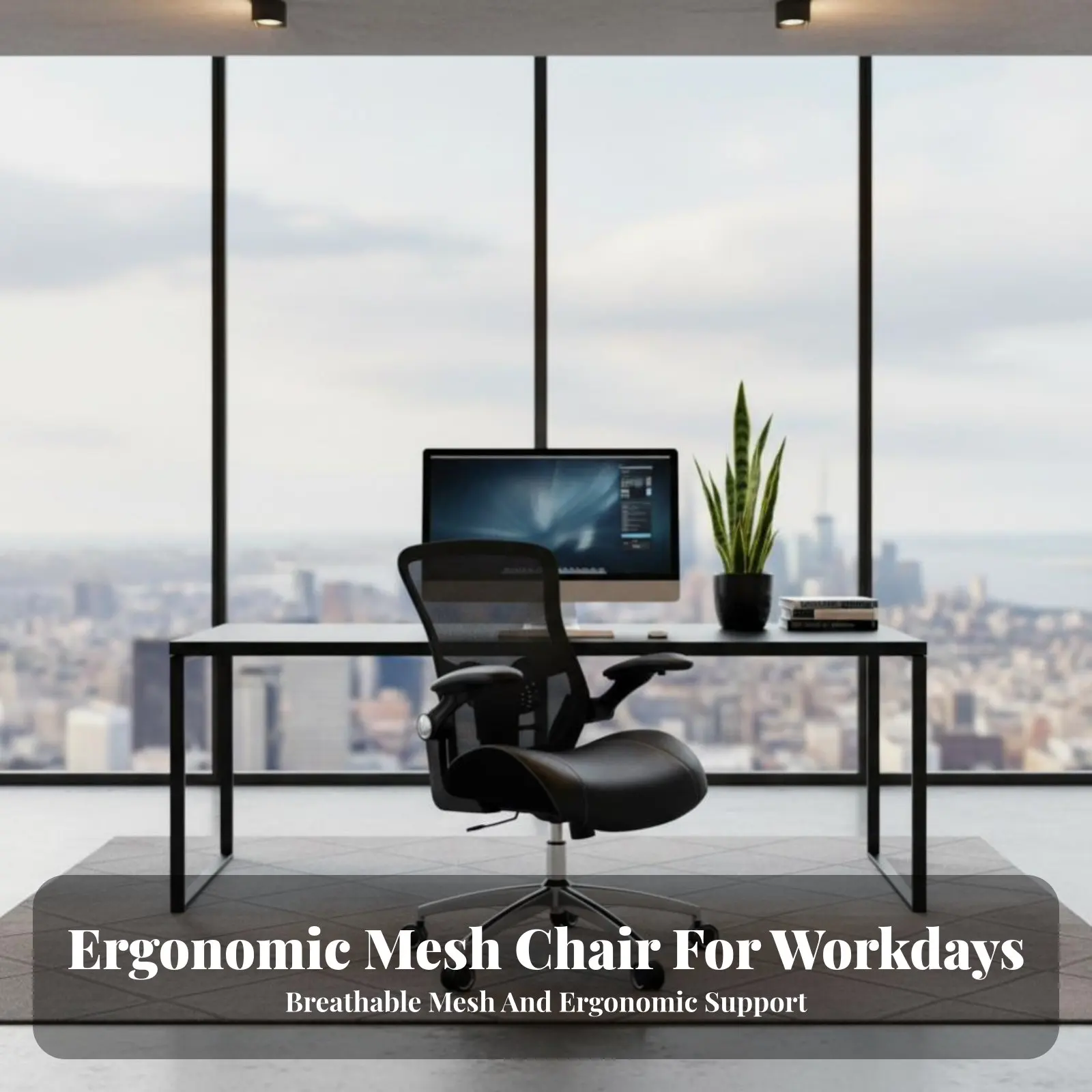 Ergonomic Chair with Headrest Lumbar Support Highspine Reclining Chair 360° rotate for People Working from Home, Students