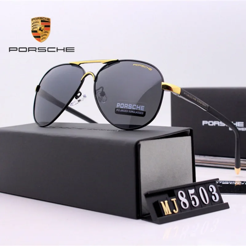 Car Polarized Sunglasses Silicone Nose Pad Sunglasses For Porsche Cayenne Panamera Macan 911 718 Taycan Boxster Cayman 918 Pajun