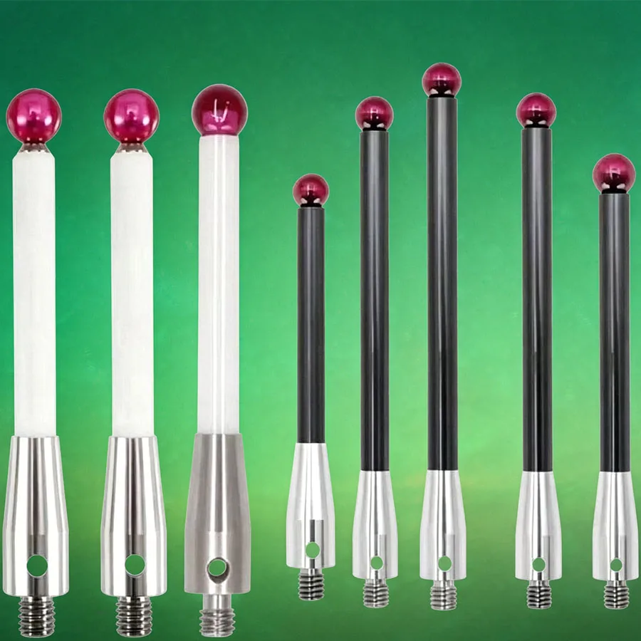 A-5000-3709 A-5000-3712 M4 Ruby Ball CMM Probe Ceramic Carbon Fiber Shaft