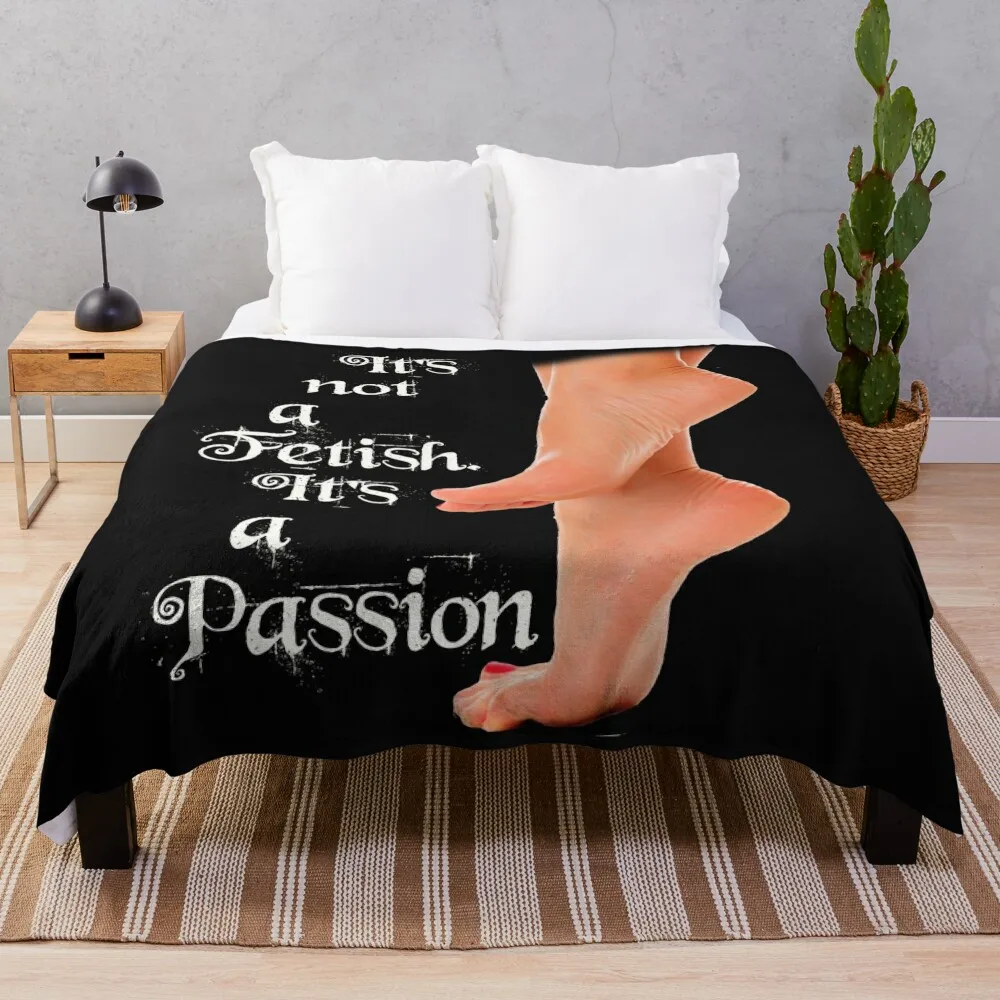 Fetish foot lovers Throw Blanket Fluffys Large Comforter Blankets