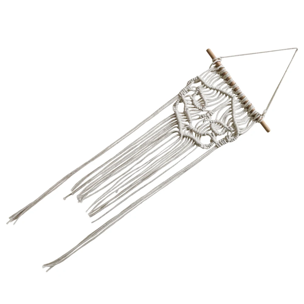 

Halloween Skull Macrame Wall Art Bohemian Decor Hand Woven Tassel Tapestry Home Decoration Macrame Wall Art Hand-Woven Tapestry