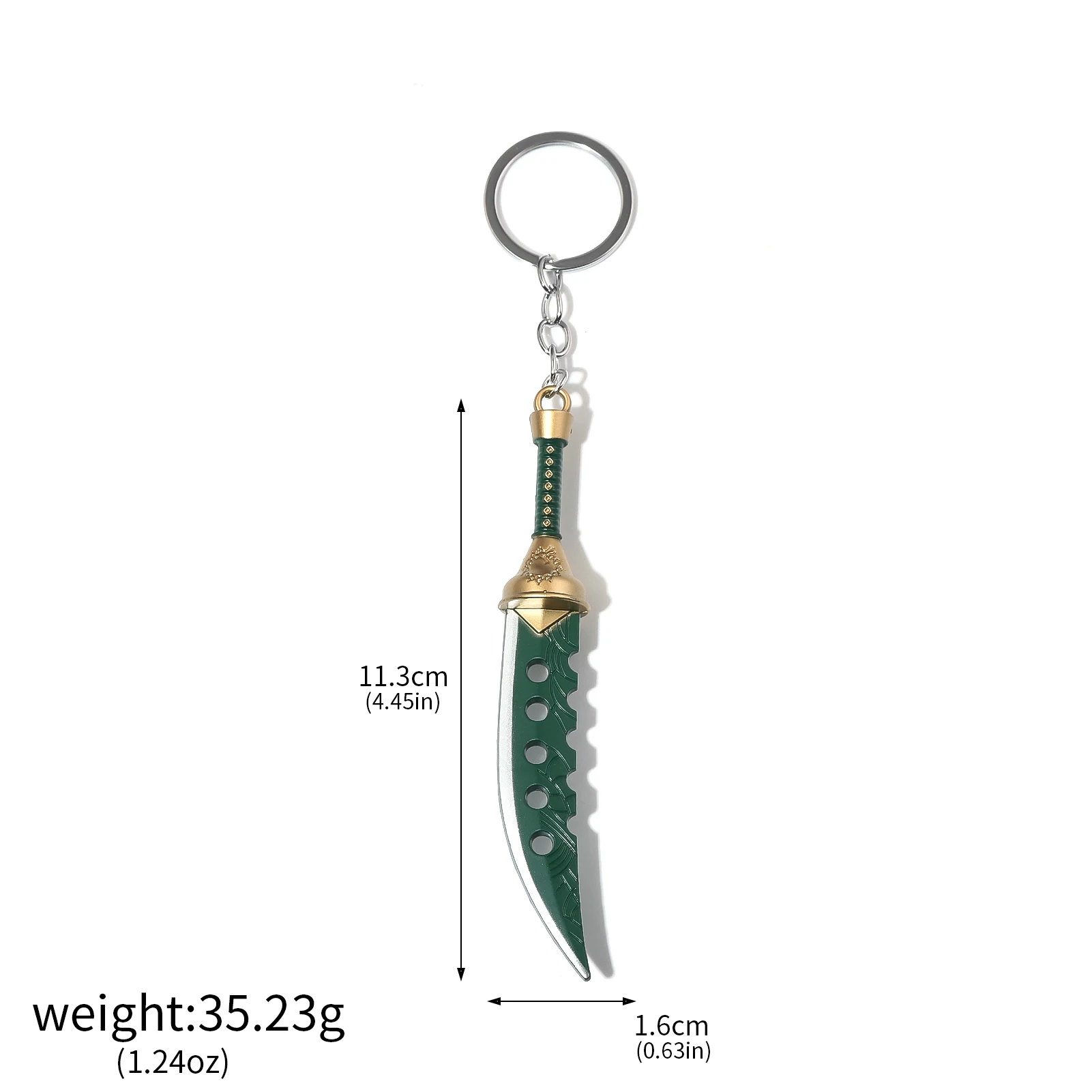 Anime The Seven Deadly Sins Keychain Meliodas Lost Bane Sword Key Chains Metal Weapon Model Pendant Keyring Jewelry