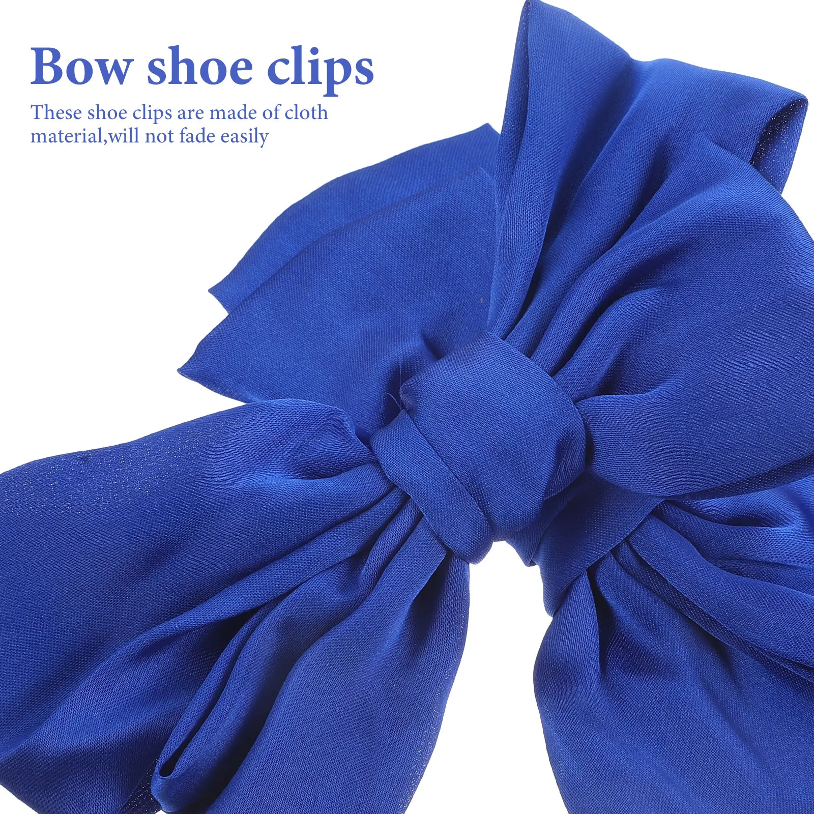

Retro Shoe Buckles Pump Clips Bows Charm Wild Bridal Bowknot Decoration Cloth Women Versatile