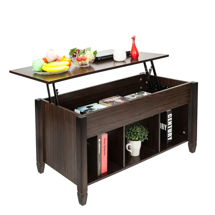 Hot selling office furniture wooden folding desk or lift-top coffee table