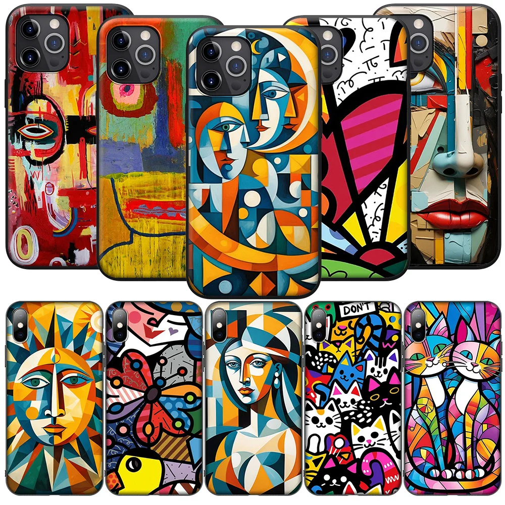 Picasso Abstract Art Painting Soft Case for Huawei Nova 5T 4E 3i 3 2 2i Y6 Y6P Y7 Y9 Honor 20 20s 9X 7C