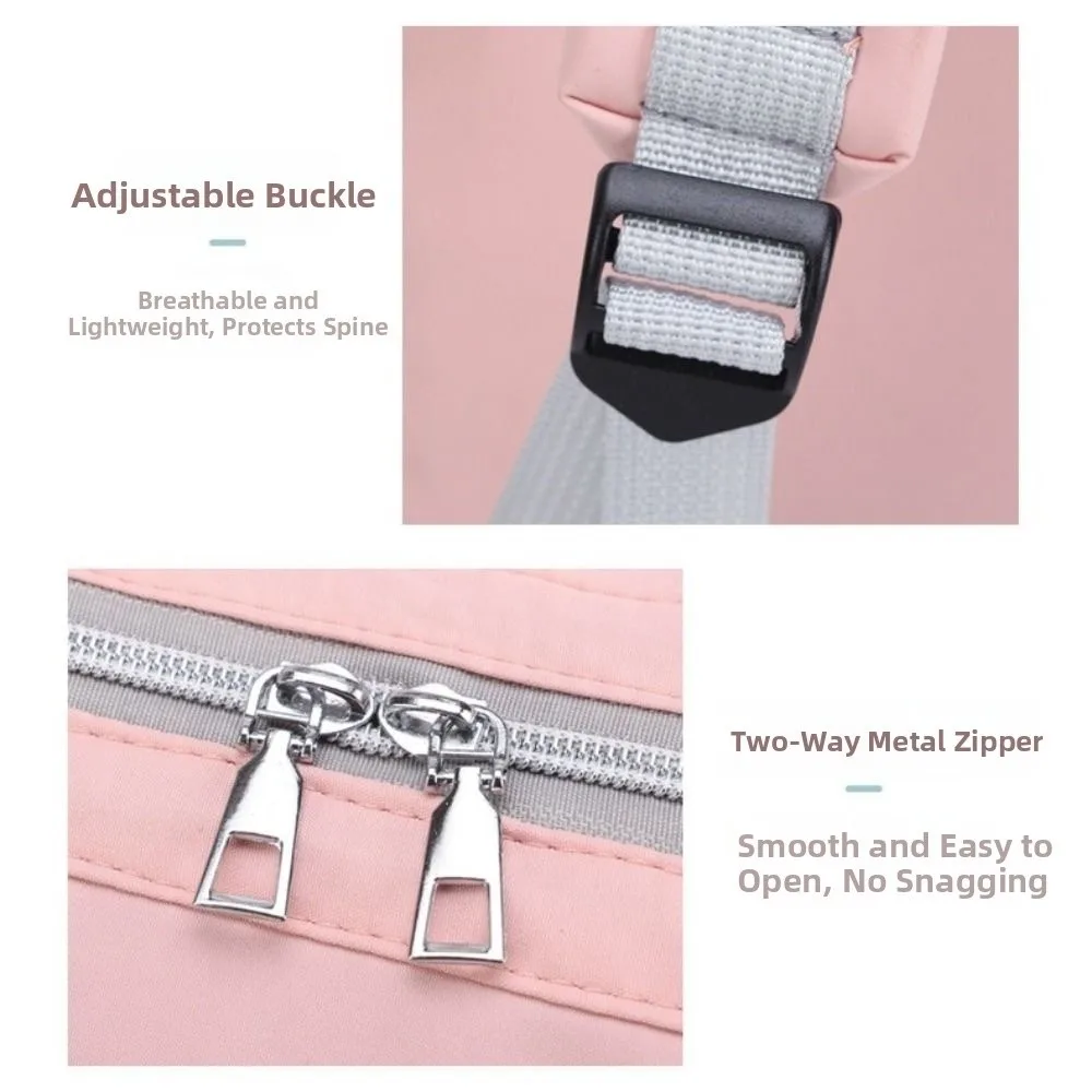 

Nylon Mommy Bag Large Capacity Waterproof Maternity Travel Bag Multifunctional Insulated Pockets Diaper Bag Backpack Mama